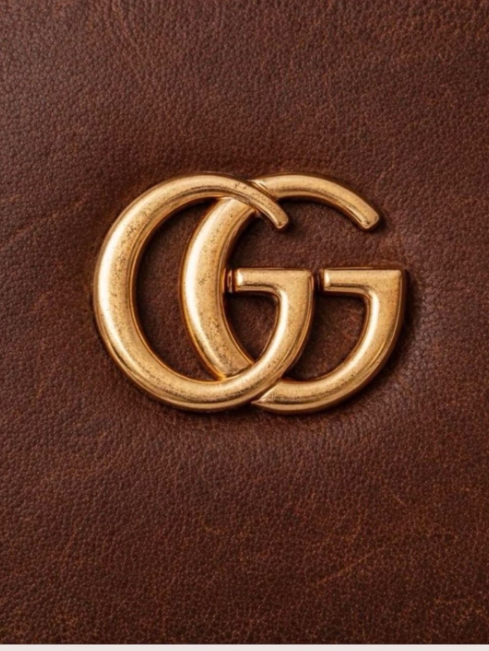 AUTHENTIC GUCCI HOBO BAG IF GODIVA MADE HANDBAGS THIS IS DARK CHOCOLATE. - Picture 8 of 8